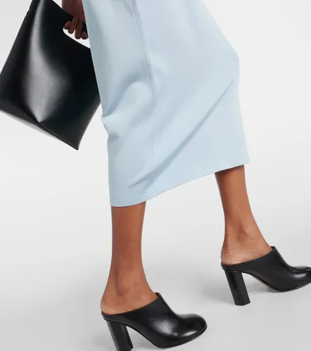 Alaïa Abito midi in jersey con cappuccio - Alaia - Modalova