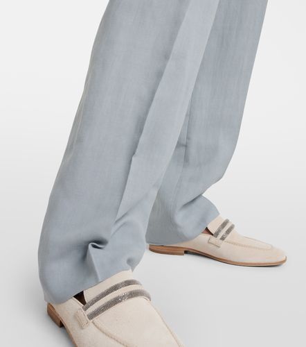Pantaloni regular a vita alta - Brunello Cucinelli - Modalova