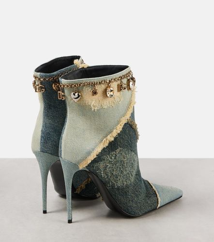 Dolce&Gabbana Stivaletti in denim - Dolce&Gabbana - Modalova