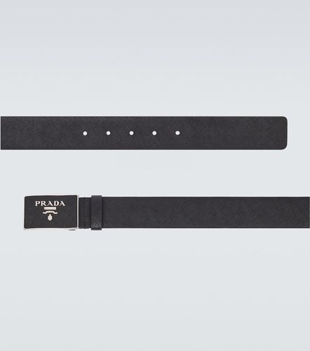 Prada Saffiano leather logo belt - Prada - Modalova
