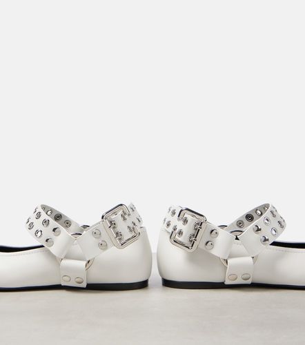Alaïa Ballerine in pelle con borchie - Alaia - Modalova