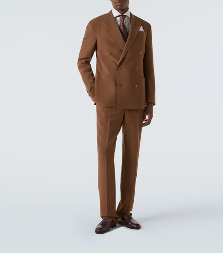 Dunhill Linen tapered pants - Dunhill - Modalova