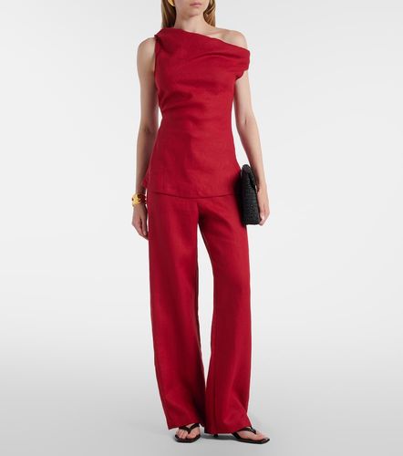 Suis one-shoulder linen top - Faithfull - Modalova