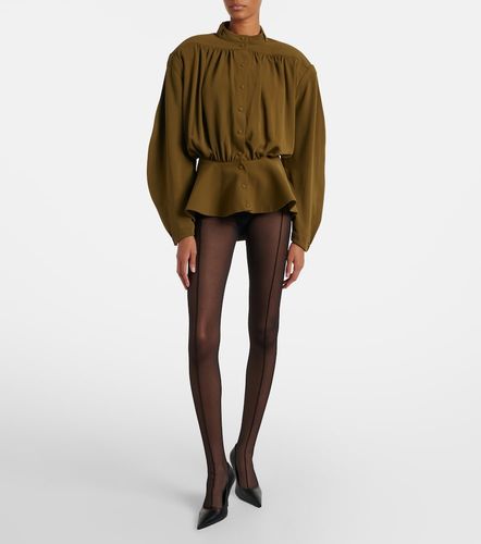 Mugler Collant re/edit in tulle - Mugler - Modalova