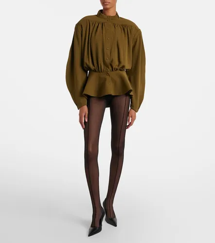 Mugler re/edit sheer tulle tights - Mugler - Modalova