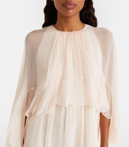 Chloe Ruffled silk minidress - Chloe - Modalova