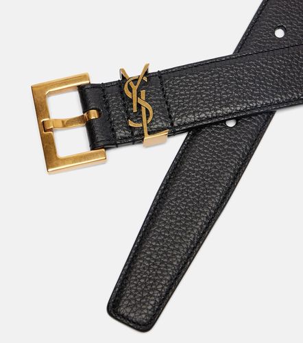 Cassandre leather belt - Saint Laurent - Modalova