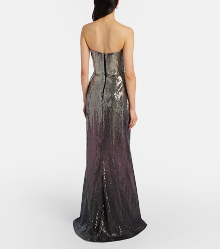 Abito lungo con paillettes - Elie Saab - Modalova