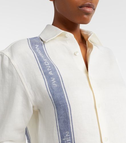 JW Anderson Camicia cropped in lino - JW Anderson - Modalova