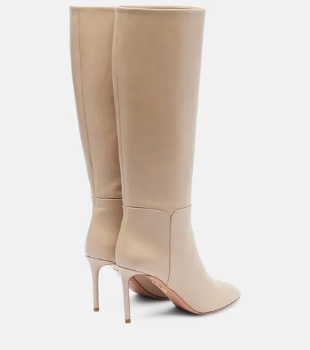 Sellier 85 leather knee-high boots - Aquazzura - Modalova