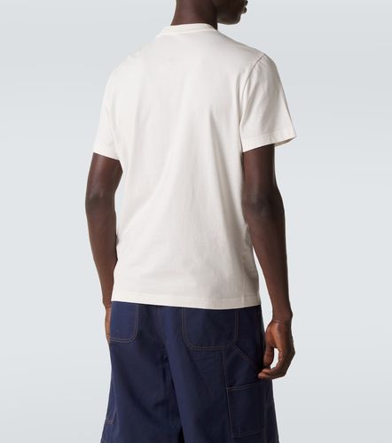 Camiseta de jersey de algodón bordada - Moncler - Modalova
