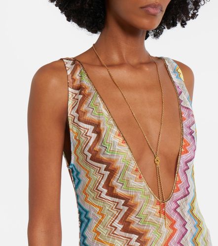 Missoni Abito lungo a zig zag - Missoni - Modalova