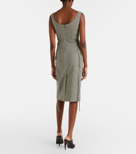 McQueen Abito midi a quadretti - McQueen - Modalova