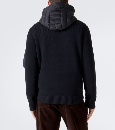 Permanent paneled wool-blend jacket - Moncler - Modalova