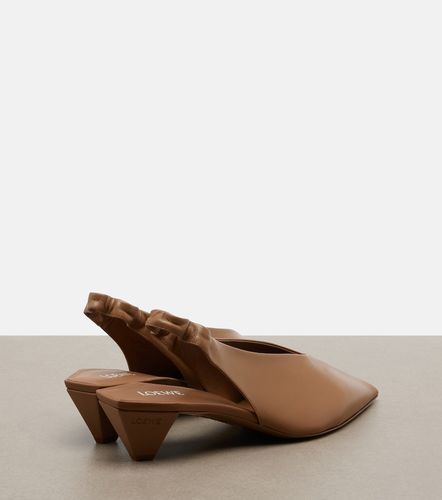Origami leather slingback pumps - Loewe - Modalova
