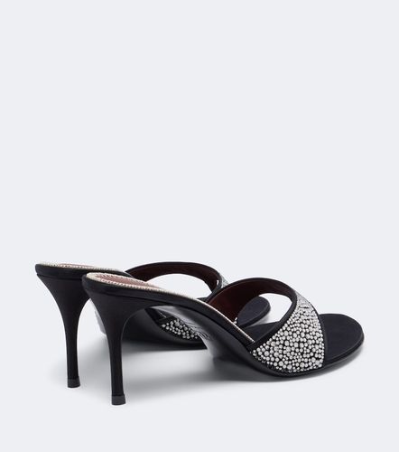 Embellished satin thong sandals - Magda Butrym - Modalova