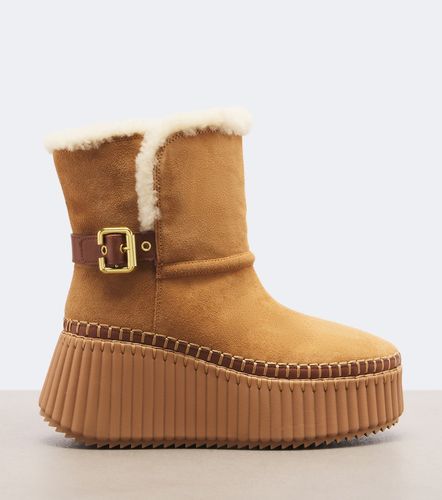 Chloé Botines Nama de ante con plataforma - Chloe - Modalova
