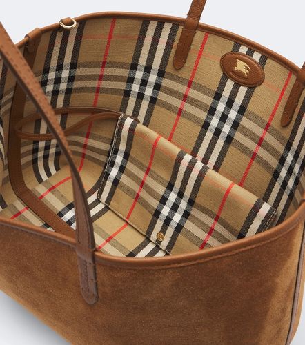 Bloomsbury Medium reversible suede tote bag - Burberry - Modalova