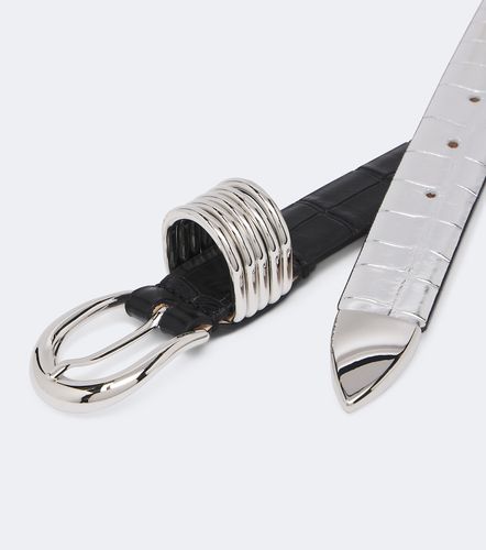Hollyhock reversible metallic leather belt - Dehanche - Modalova