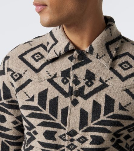 Giacca blouson in jacquard di lana - RRL - Modalova