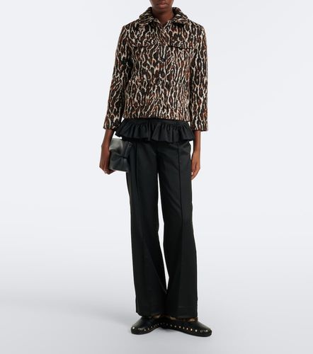 Ganni Leopard-print jacquard jacket - Ganni - Modalova