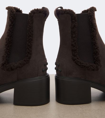 Tod's Botines de ante con borrego - Tod's - Modalova