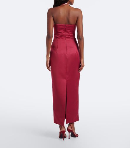 Vestido bustier de fiesta Ava de satén - Leo Lin - Modalova