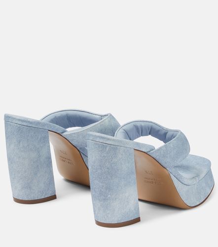 Gia 17 Uni denim platform thong sandals - Gia Borghini - Modalova