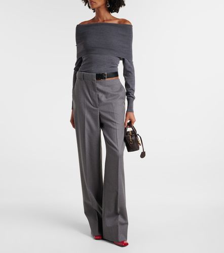 Off-shoulder virgin wool top - Stella McCartney - Modalova
