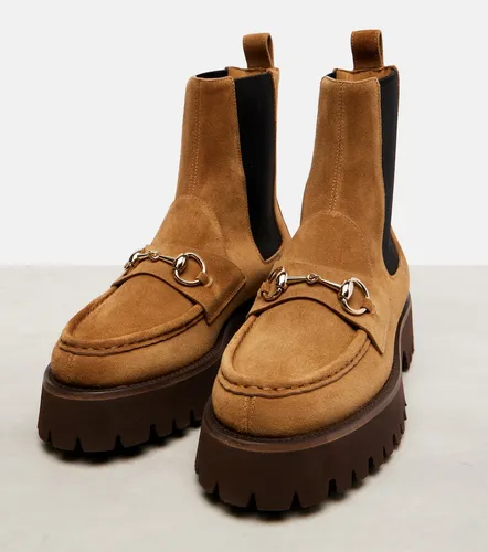Gucci Sylke suede Chelsea boots - Gucci - Modalova