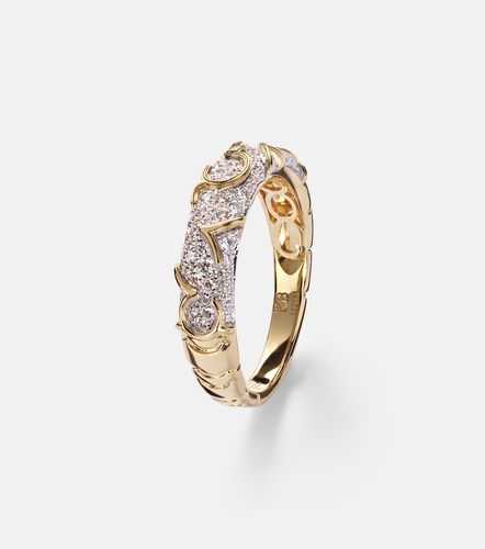 Anillo Ondine de oro de 18 ct con diamantes - Marina B - Modalova