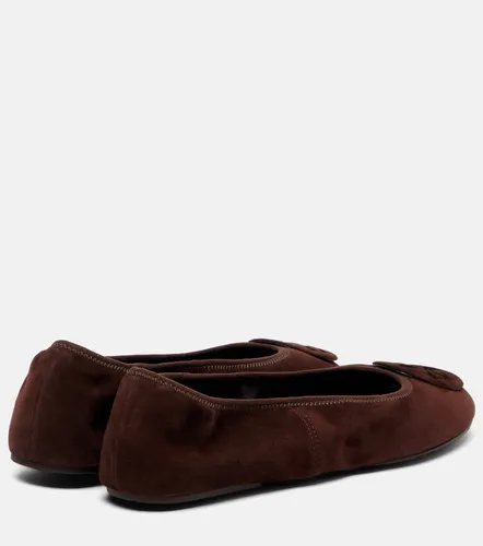 Reva Travel suede ballet flats - Tory Burch - Modalova