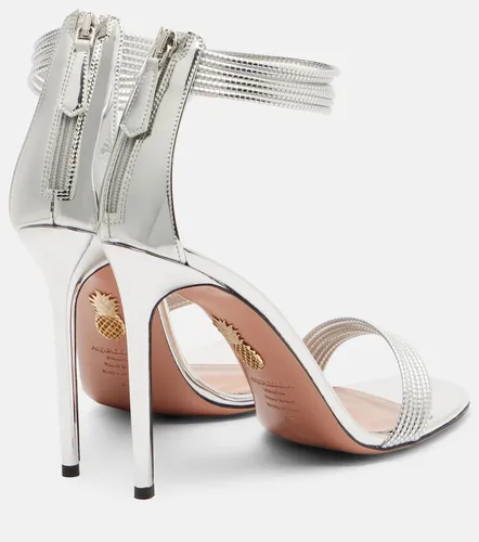 Sway metallic leather sandals - Aquazzura - Modalova