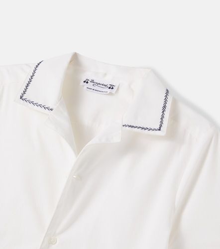 Camisa Steve de popelín de algodón bordada - Bonpoint - Modalova