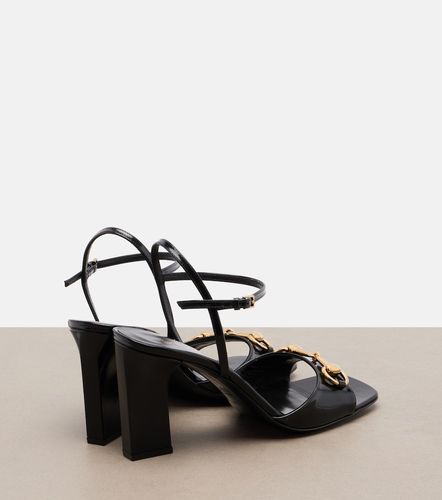 Signora Horsebit leather slingback sandals - Gucci - Modalova