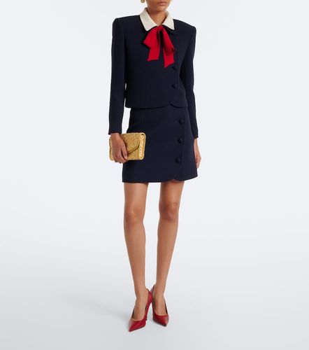 Virgin wool crepe miniskirt - Valentino - Modalova