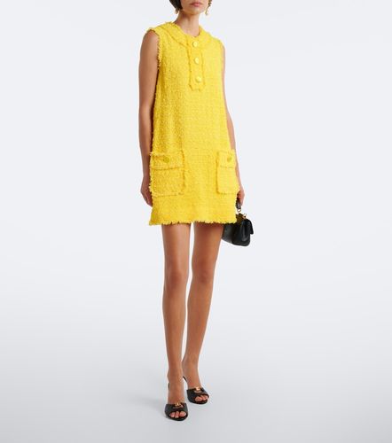 Cotton-blend tweed minidress - Dolce&Gabbana - Modalova