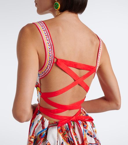 Abito corto Caretto in cotone - Dolce&Gabbana - Modalova