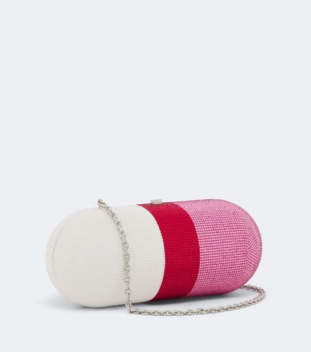 Clutch Love Pill Capsule con cristales - Judith Leiber Couture - Modalova