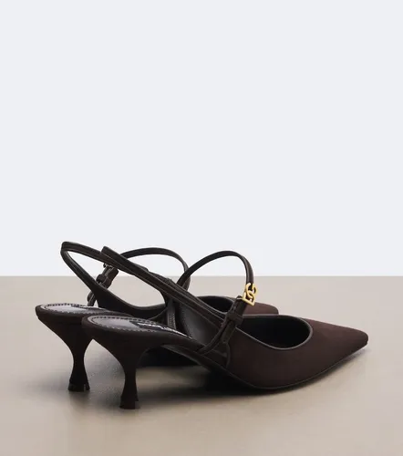 DG suede slingback pumps - Dolce&Gabbana - Modalova