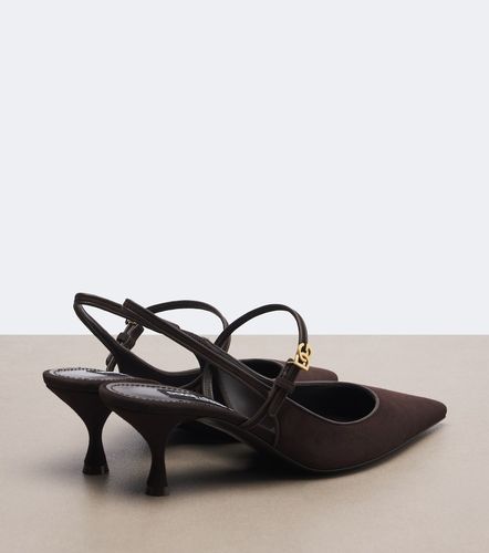 Pumps slingback DG in suede - Dolce&Gabbana - Modalova