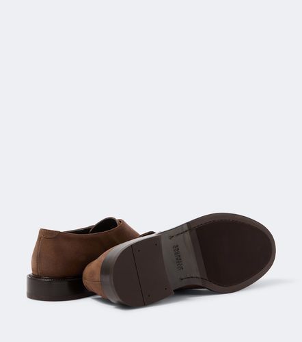 Scarpe Monk strap in pelle con monili - Brunello Cucinelli - Modalova