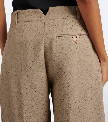 Ovalo cotton and wool-blend barrel-leg pants - Jacquemus - Modalova