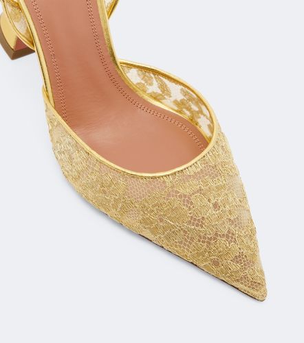 Holli lace slingback pumps - Amina Muaddi - Modalova