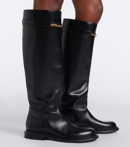 Botas altas Pinch de piel adornadas - Givenchy - Modalova