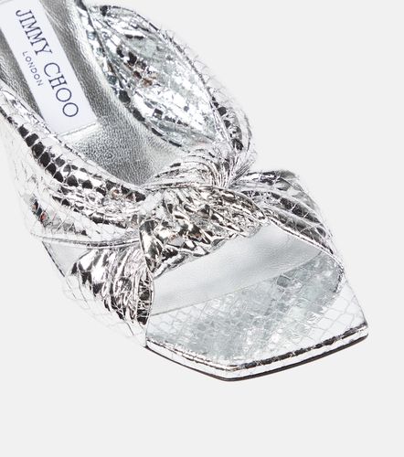 Avenue 50 snake-effect leather mules - Jimmy Choo - Modalova
