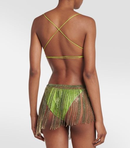 Embellished asymmetric miniskirt - Oseree - Modalova