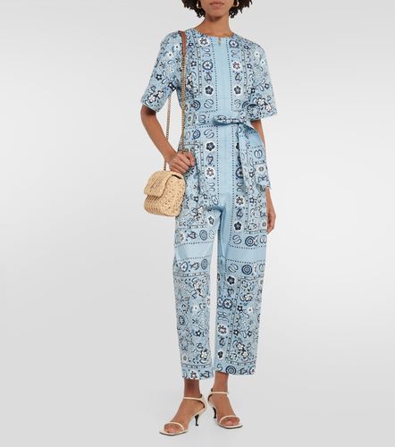 Mono de algodón estampado - Tory Burch - Modalova