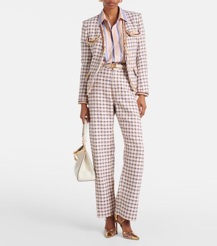 Etro Checked cotton-blend jacket - Etro - Modalova