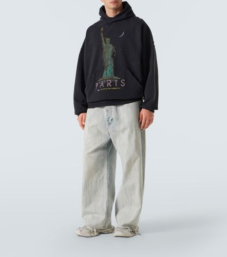 Pantalones anchos de sarga de algodón - Balenciaga - Modalova